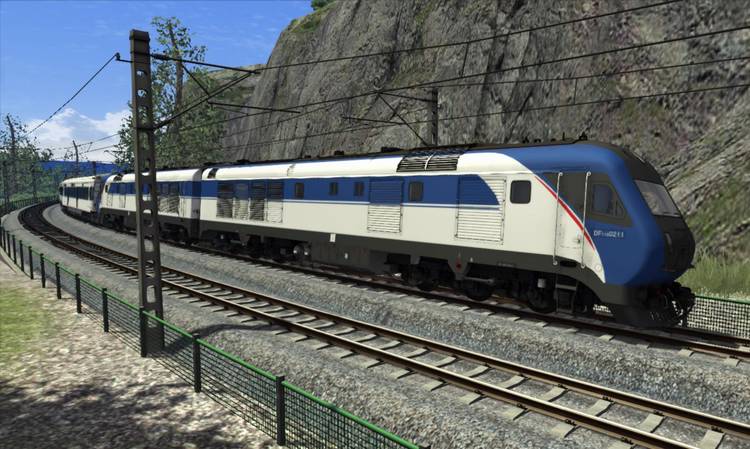 Just Trains - New China Railways locomotive and carriages