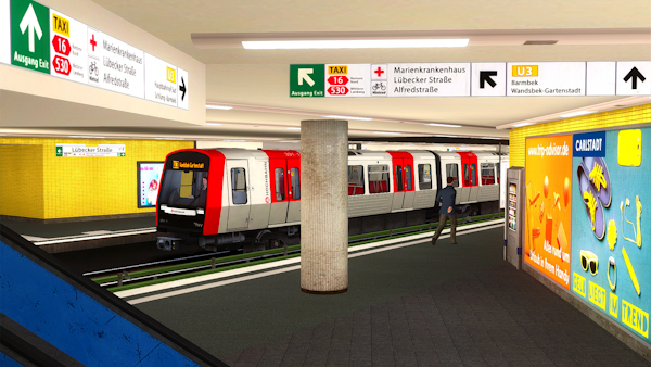 U-Bahn Hamburg U1 & U3 for TS Classic
