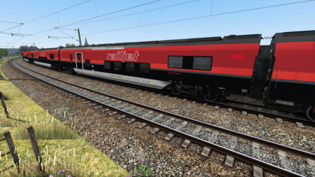 3D ZUG ÖBB Railjet 2