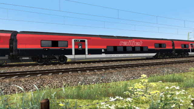 3D ZUG ÖBB Railjet 2