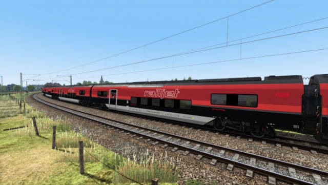 3D ZUG ÖBB Railjet 2