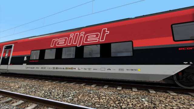 3D ZUG ÖBB Railjet 2